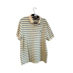 Vineyard Vines Mens Polo L Yellow/Blue stripe